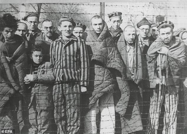 Anne Frank's Step-Sister Says It was All a Scam, Auschwitz Liberation Photos are All Fake 2 23713978 7933509 Prisoners of the Auschwitz Birkenau concentration camp after the a 7 1580118354328