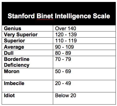 stanford binet intelligence scale