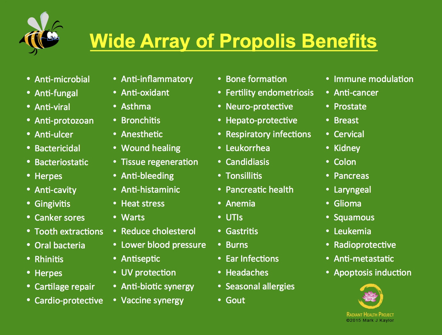 propolis benefits chart mjk rhp 2015