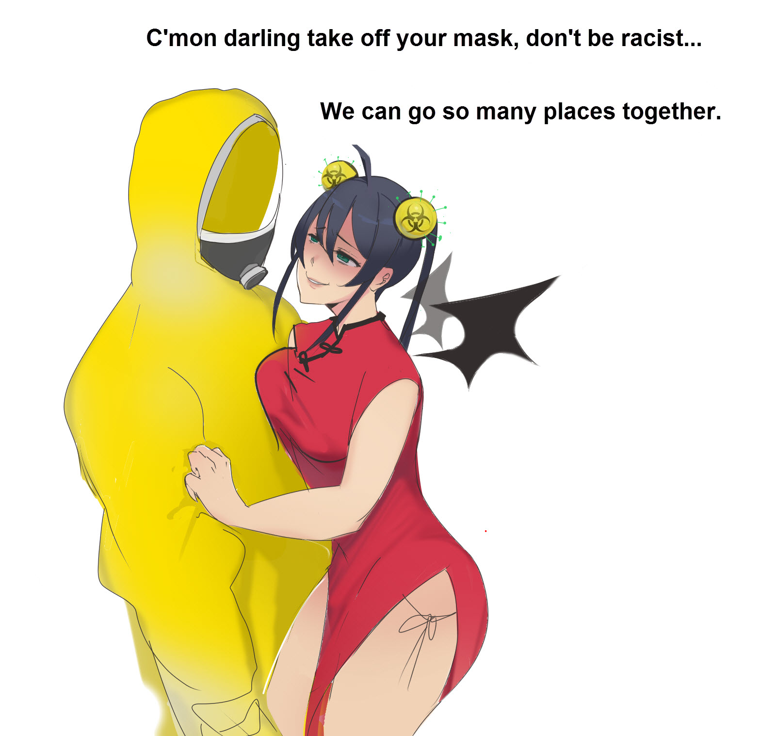 coronachan virus hug