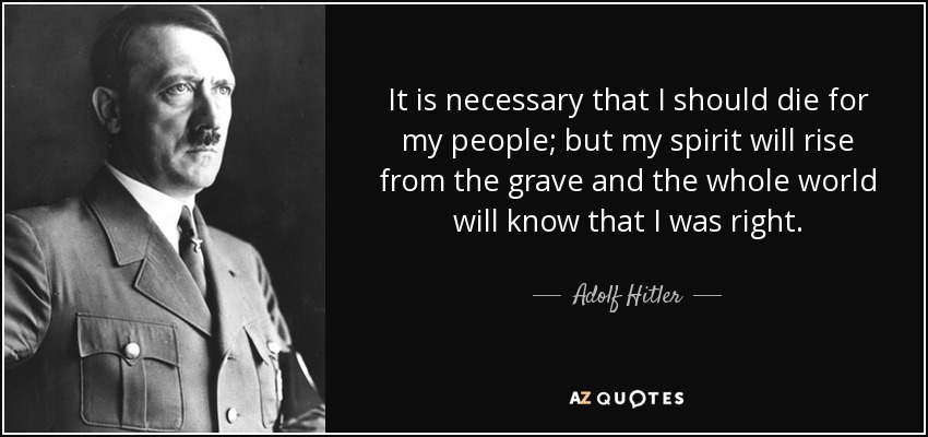 i die for my people but my spirit will rise from the grave