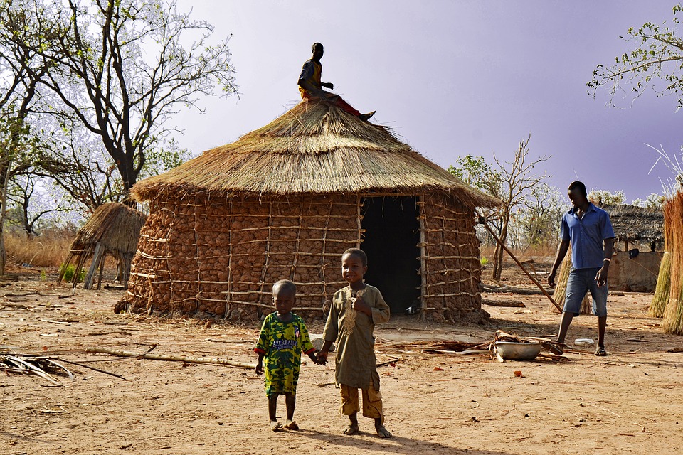 live village human ghana africa hut traditionally 1937533