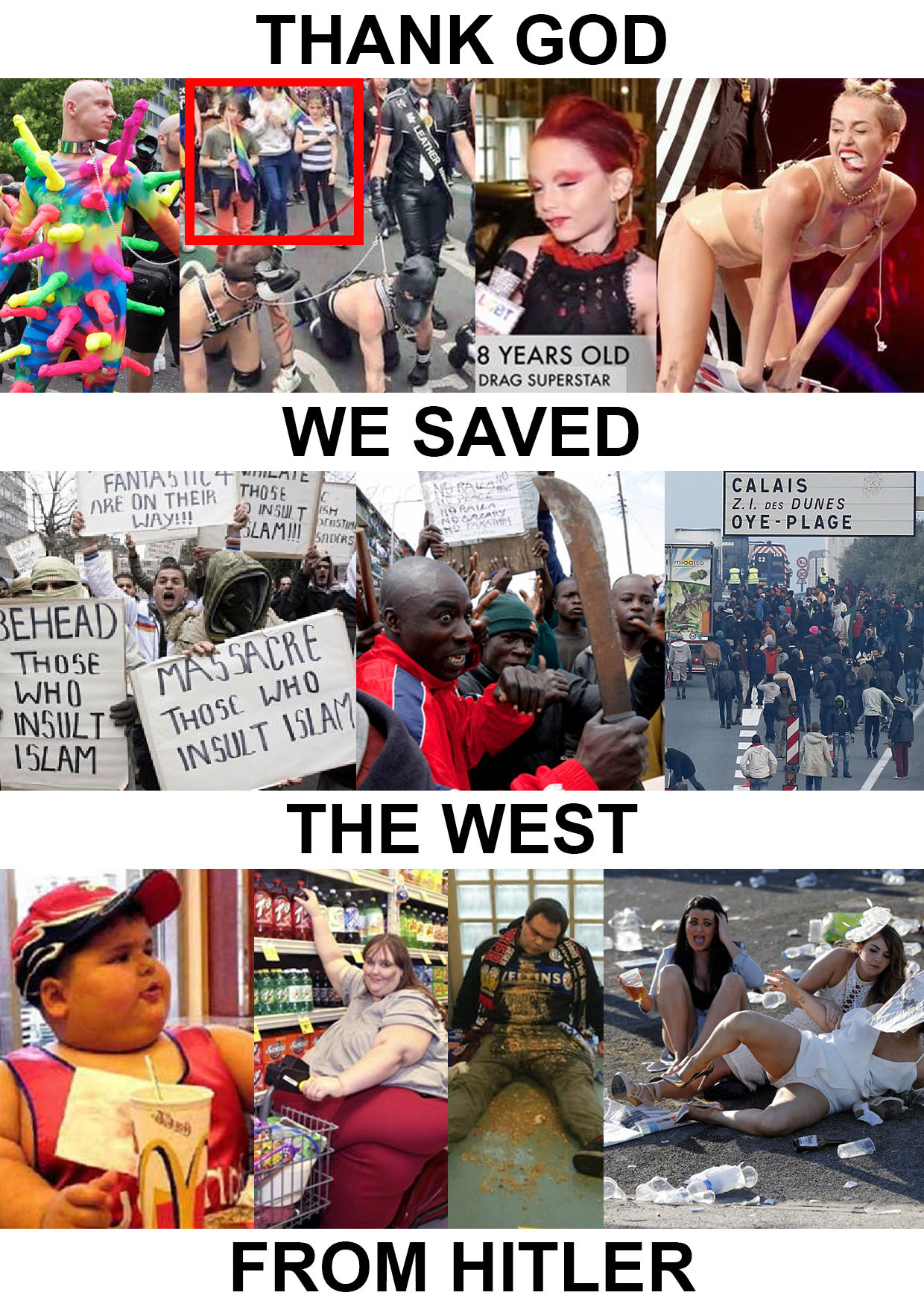 thank god we saved the west from hitler