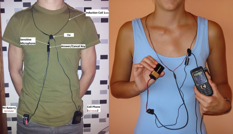 Wireless Inductive Neckloop Earpiece