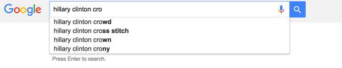 hillary clinton cro google