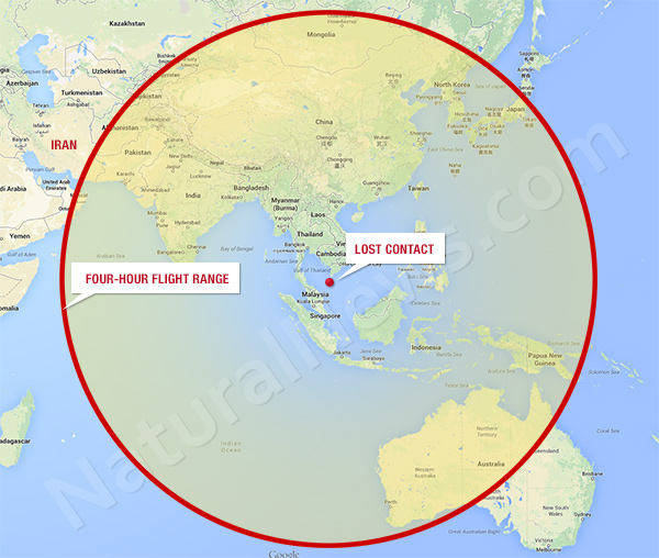 Flight 370 Flight Radius v2