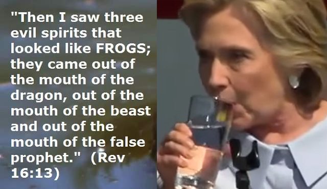 green slime evil spirits hillary