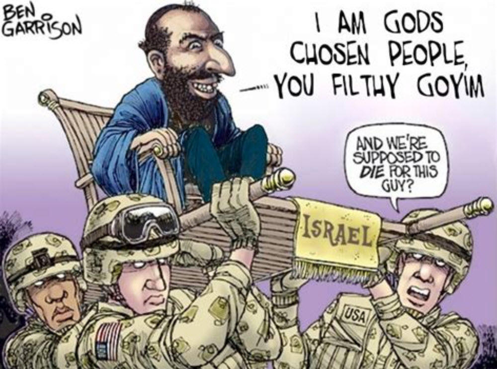 chosen god being carried by us troops