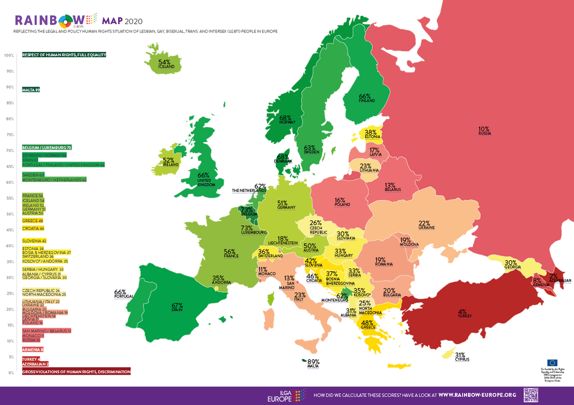 LGBT acceptance and rights map