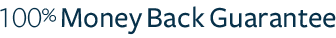 100% Money Back Guarantee