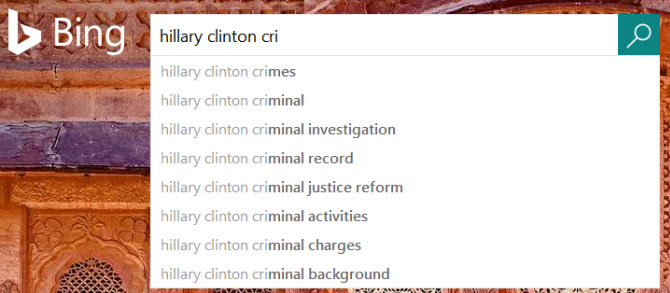 bing hillary clinton cri
