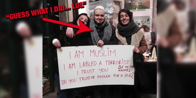 London Muslim Hugger