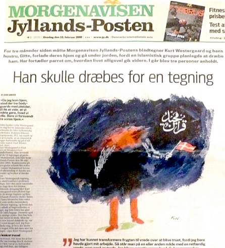 Denmark to the Jihad: "Drop Dead" 1 Kurt Westergaard’s drawing in Jyllands-Posten
