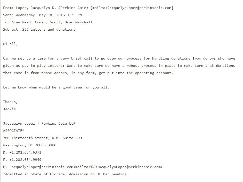 dnc document release pay for play