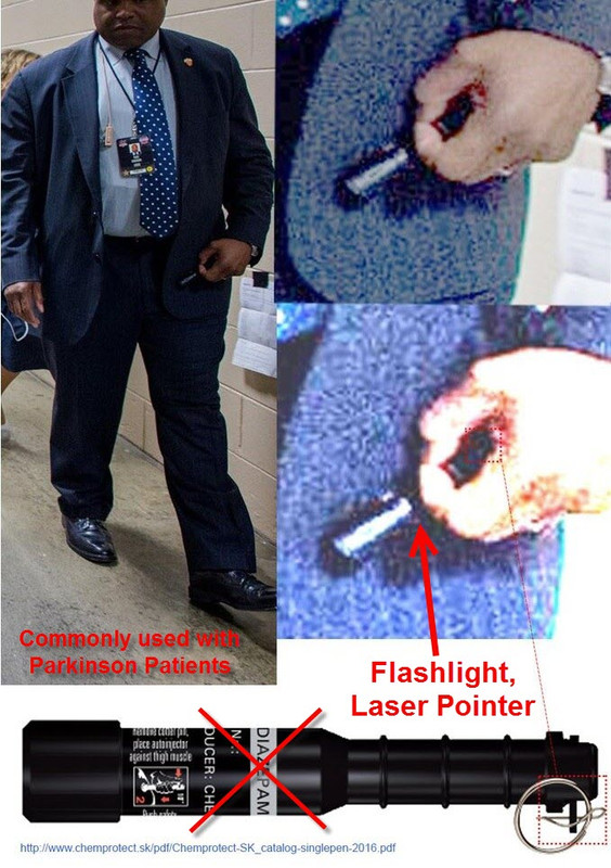 hillary handler not diazepam flashlight pointer