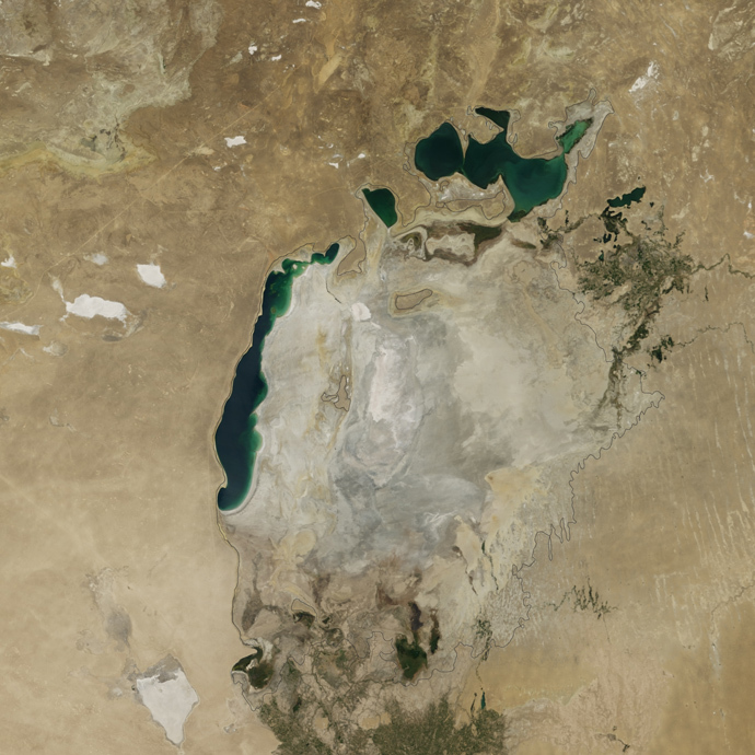 Shocking NASA pics show Aral Sea basin now completely dry 4 aralsea tmo 2014231 lrg