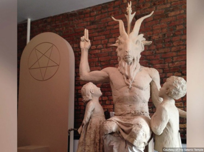 temple of satan unfinished statue of baphomet may 9 2014