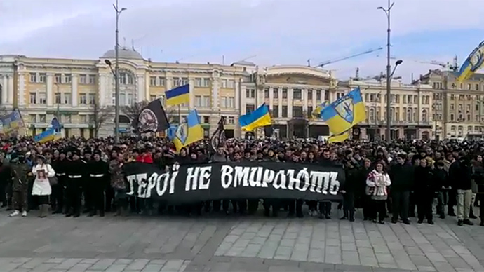 blast kharkov ukraine rally