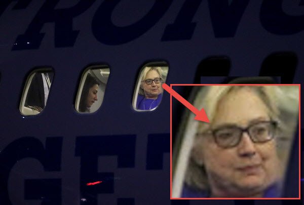 On September 8th, just 3 days before her 9/11 NYC collapse, she was photographed wearing prism glasses again.