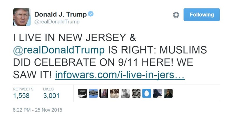 trump 911tweet