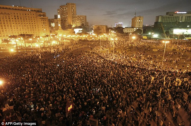 Egypt and Lebanon protests: Thousands clash with police on streets 4 article 1350459 0CE812DA000005DC