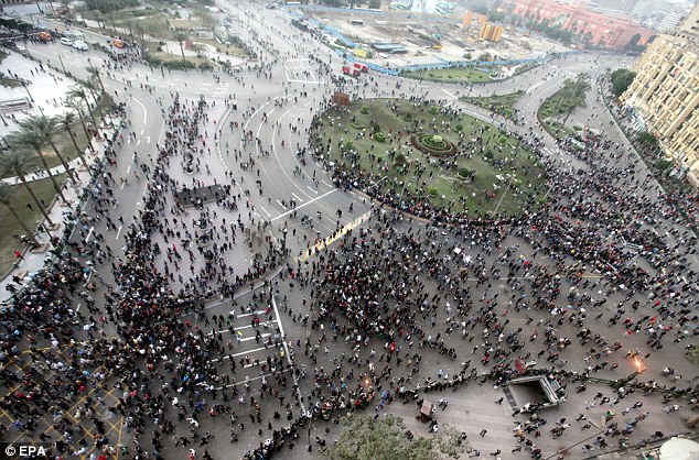 Egypt and Lebanon protests: Thousands clash with police on streets 6 article 1350459 0CE82399000005DC
