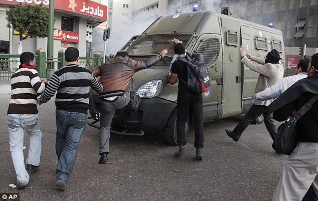 Egypt and Lebanon protests: Thousands clash with police on streets 7 article 1350459 0CE8391D000005DC