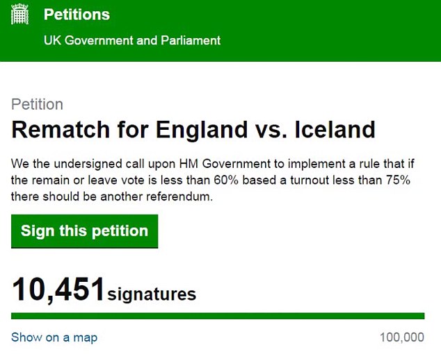 35BC17B500000578 0 A petition mocking the second referendum campaign was created in m 23 1467067963235