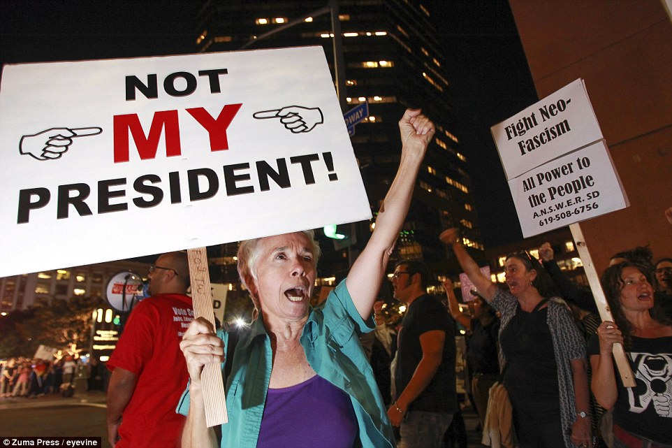 Riots Getting out of Control, They are now shouting "Kill Trump" 47 No granny, he's not YOUR president, but who cares? Hillary wouldn't have been other people's president. Trump won despite having your evil which stealing millions of votes. Don't like it? Pack your bags and get out! It's time to clean America! Venezuela and Cuba would suit your better, they have multicultural socialist hellholes. Just the way you like it!
