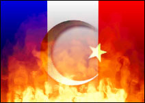 france islam burning