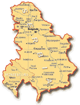 serbia floating map
