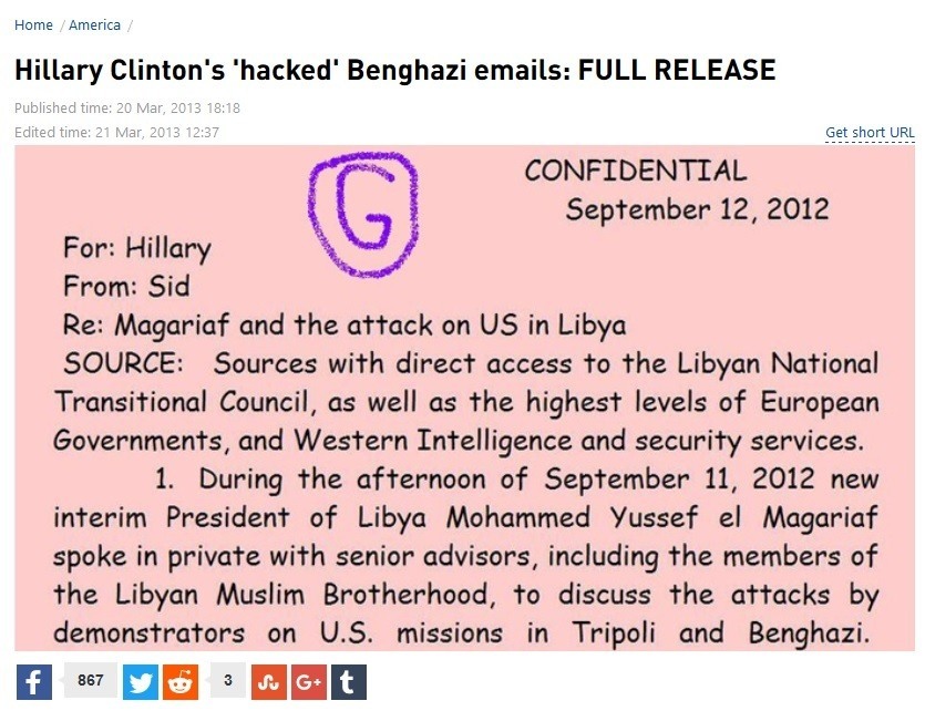 hillary hacked emails