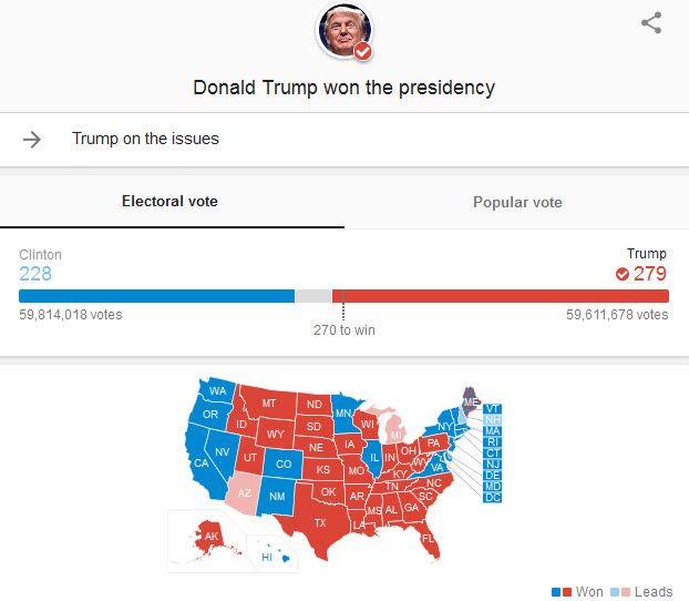 google elector map 2016