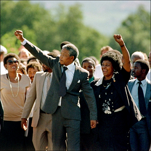 nelson mandela free