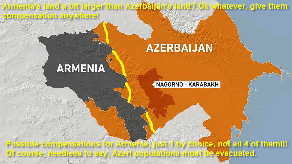 Armenia Azerbaijan Nagorno Karabakh territory swap 2
